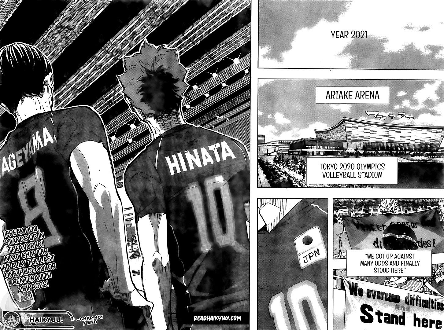 Haikyuu!! chapter 401 page 21