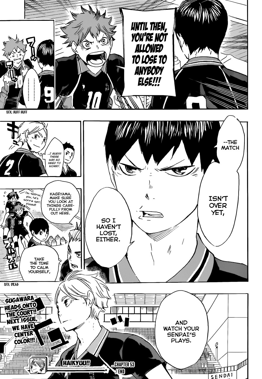 Haikyuu!! chapter 53 page 19