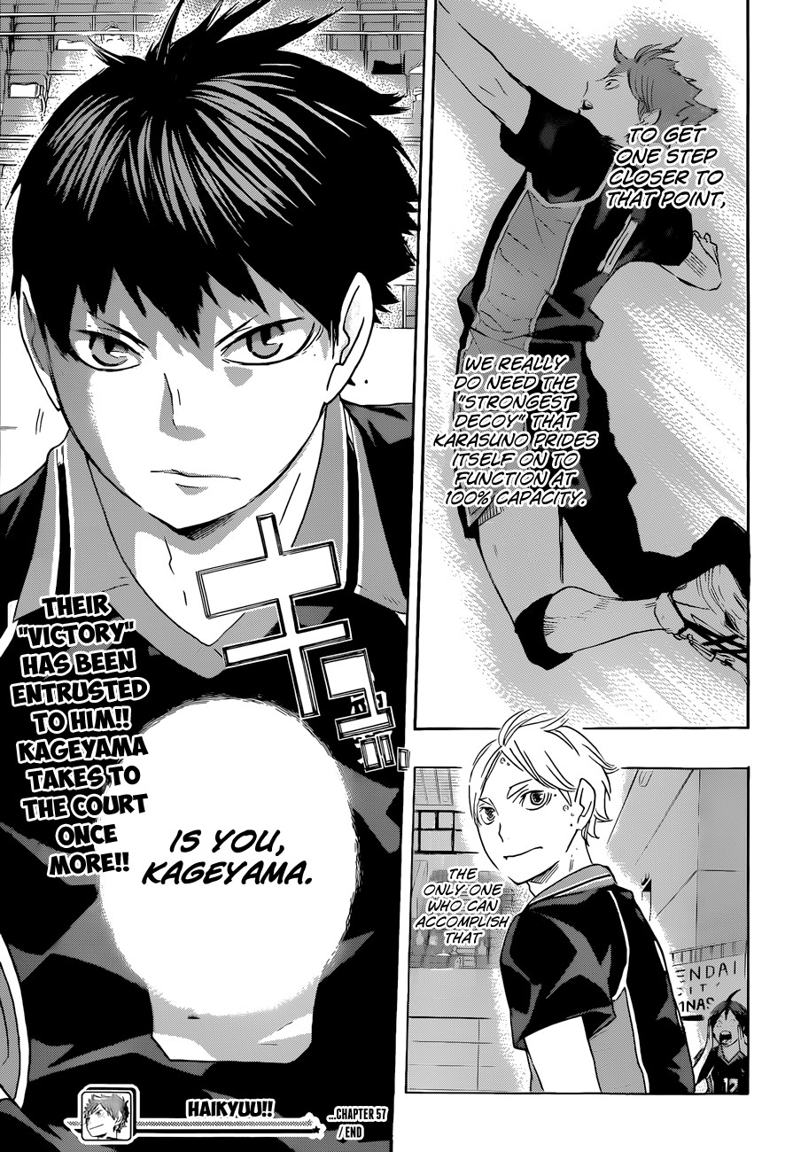 Haikyuu!! chapter 57 page 20