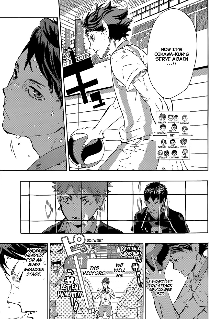 Haikyuu!! chapter 66 page 15