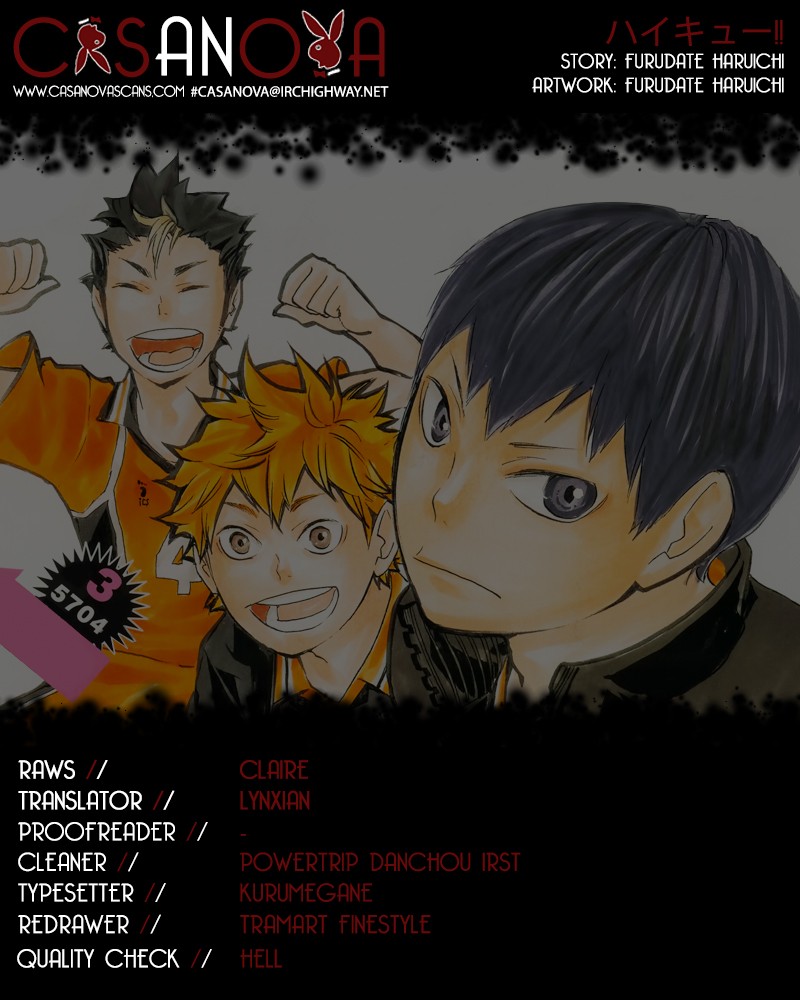 Haikyuu!! chapter 69 page 1
