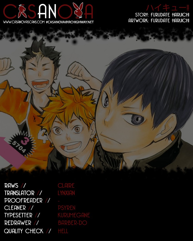 Haikyuu!! chapter 74 page 1