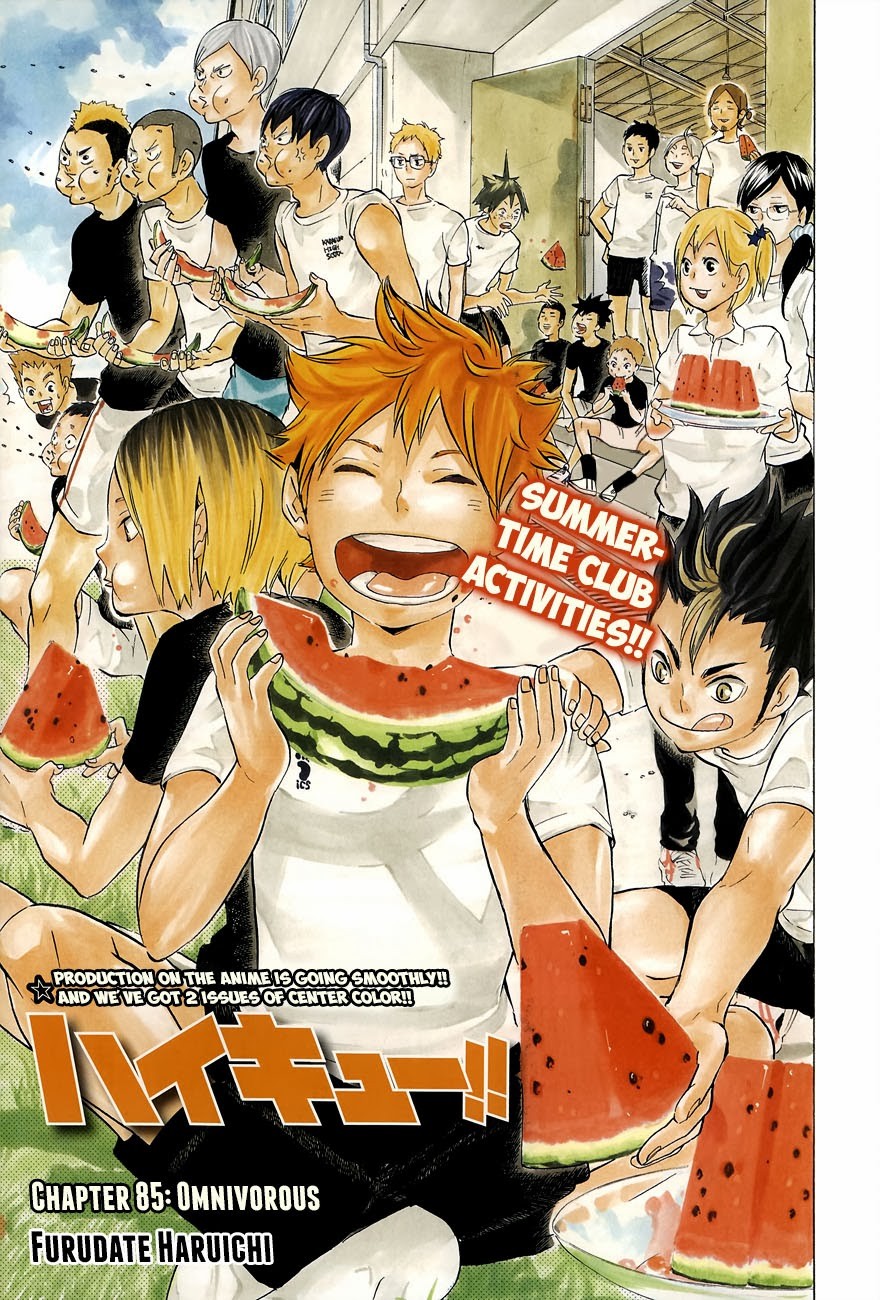 Haikyuu!! chapter 85 page 2