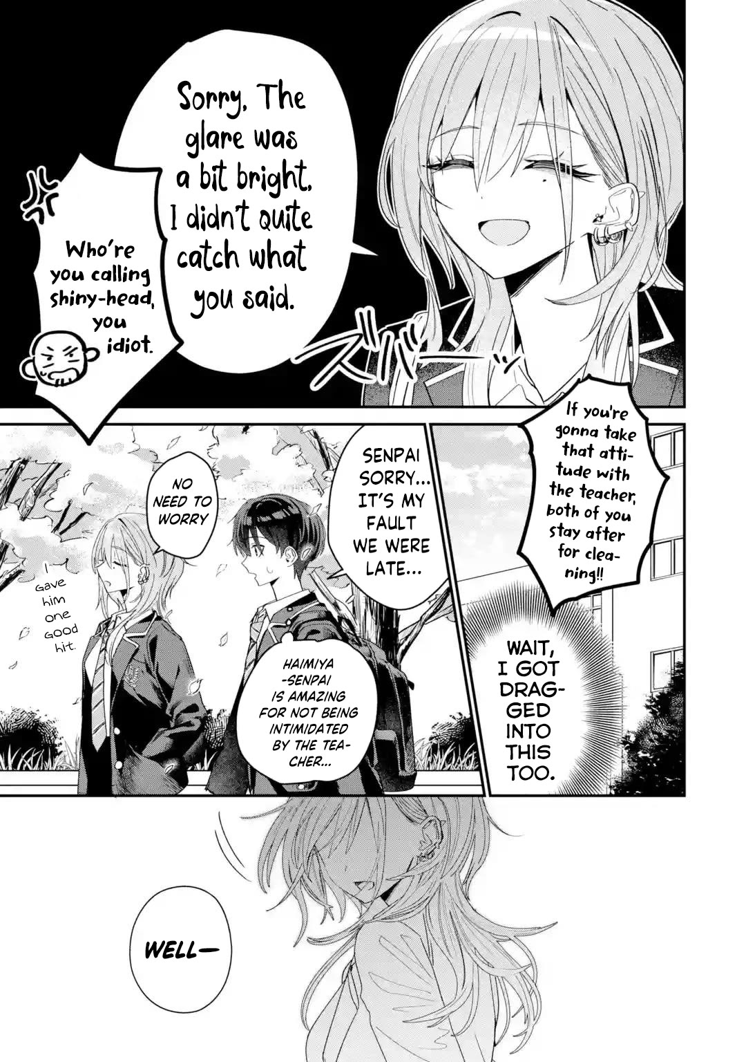 Haimiya-Senpai is Scary But Cute chapter 3 page 8