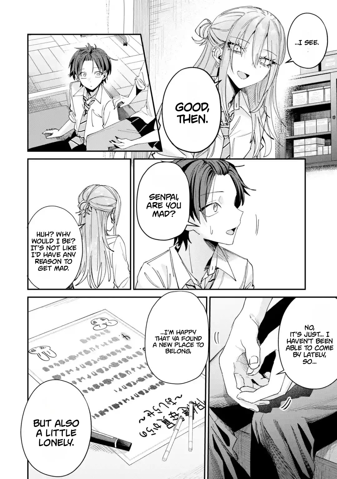 Haimiya-Senpai is Scary But Cute chapter 38 page 14