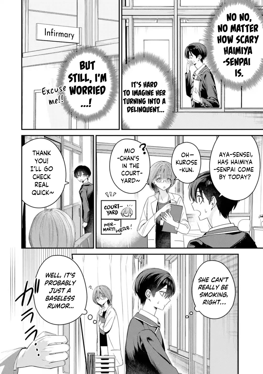 Haimiya-Senpai is Scary But Cute chapter 8 page 3