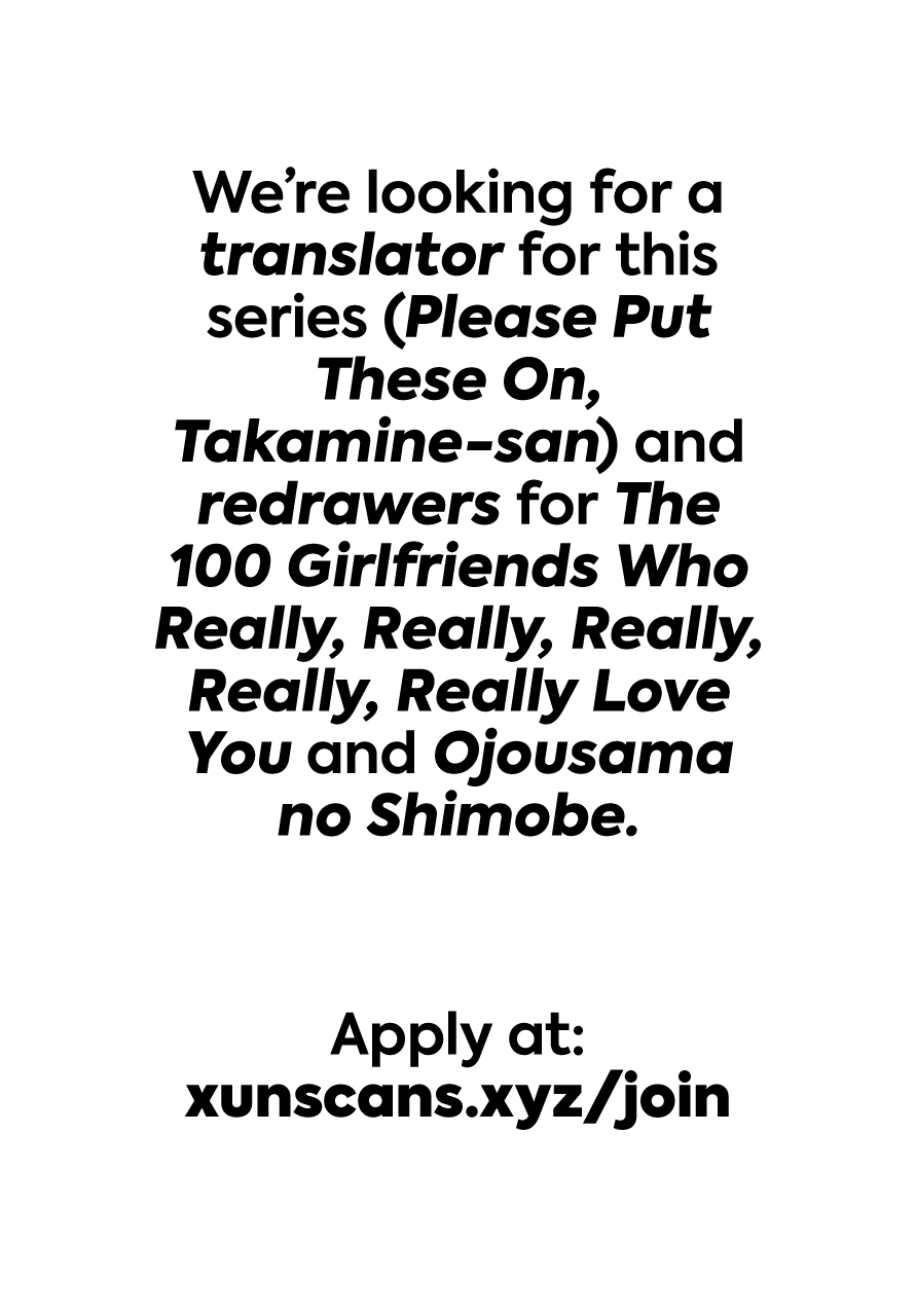 Haite Kudasai, Takamine San chapter 35 page 12