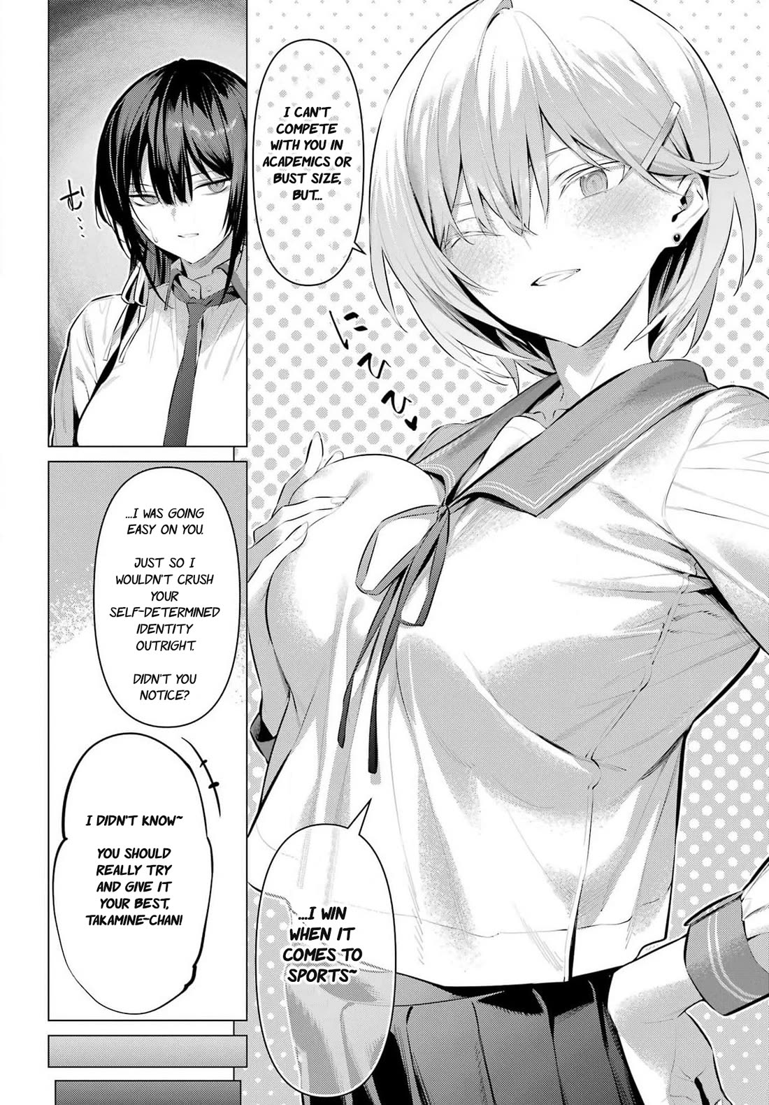 Haite Kudasai, Takamine San chapter 53 page 9