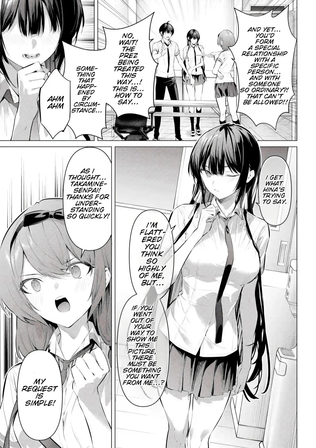 Haite Kudasai, Takamine San chapter 66.1 page 14