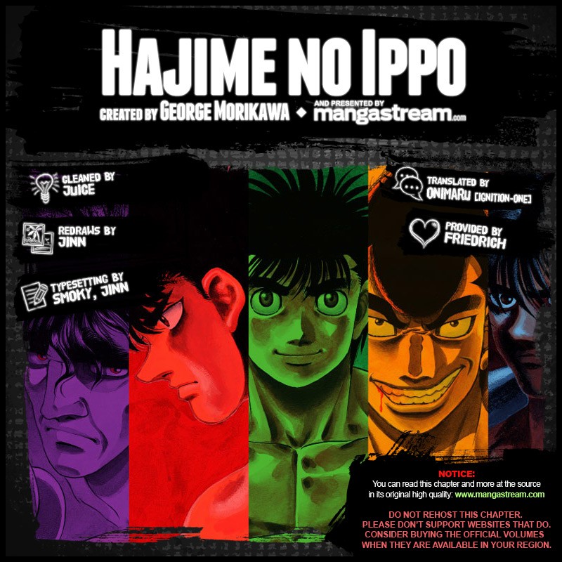 Hajime no Ippo chapter 1019 page 1