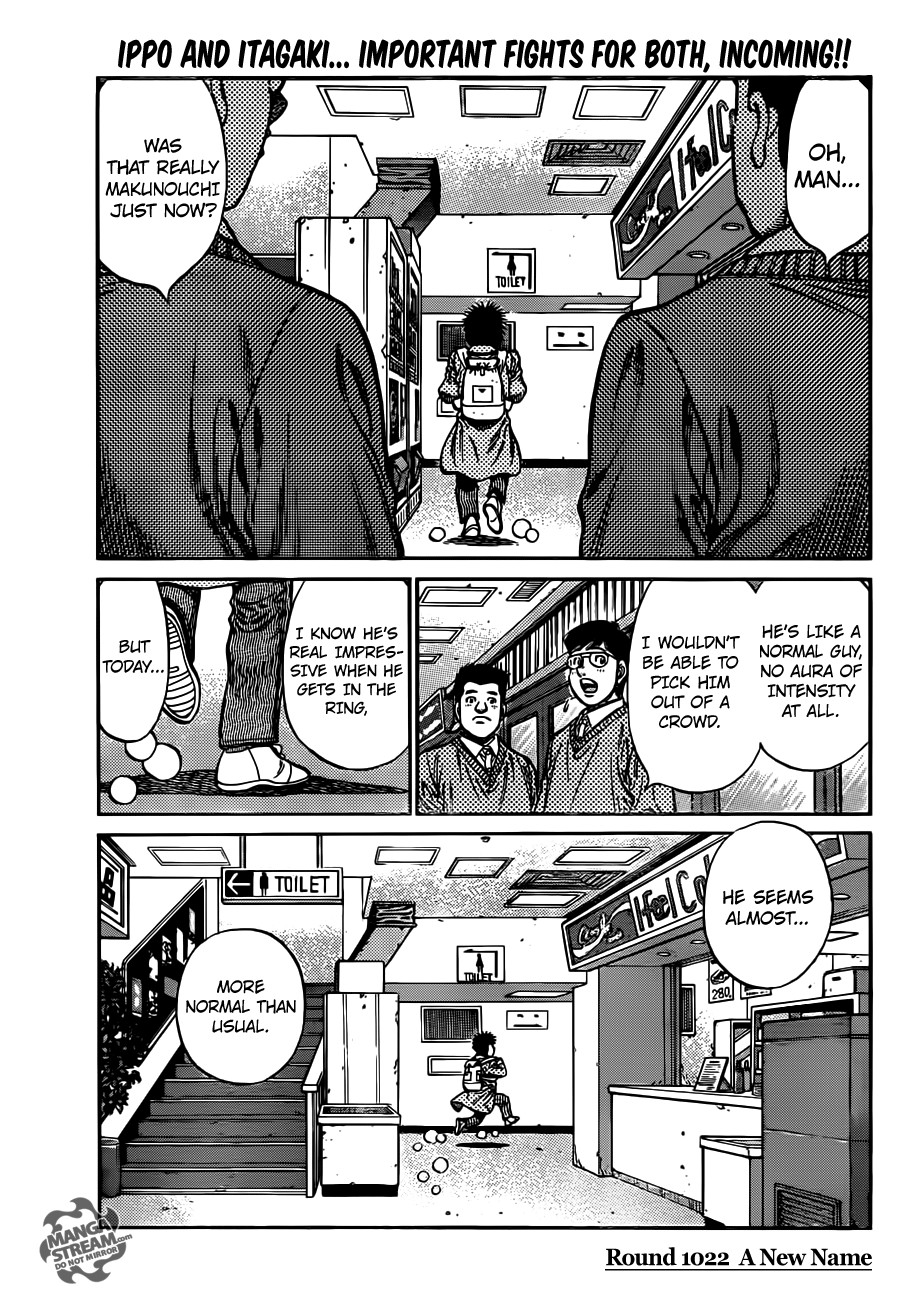Hajime no Ippo chapter 1022 page 2
