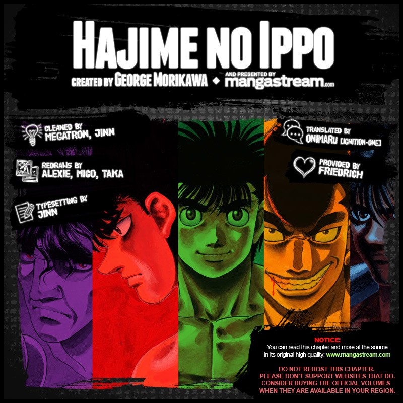 Hajime no Ippo chapter 1026 page 1