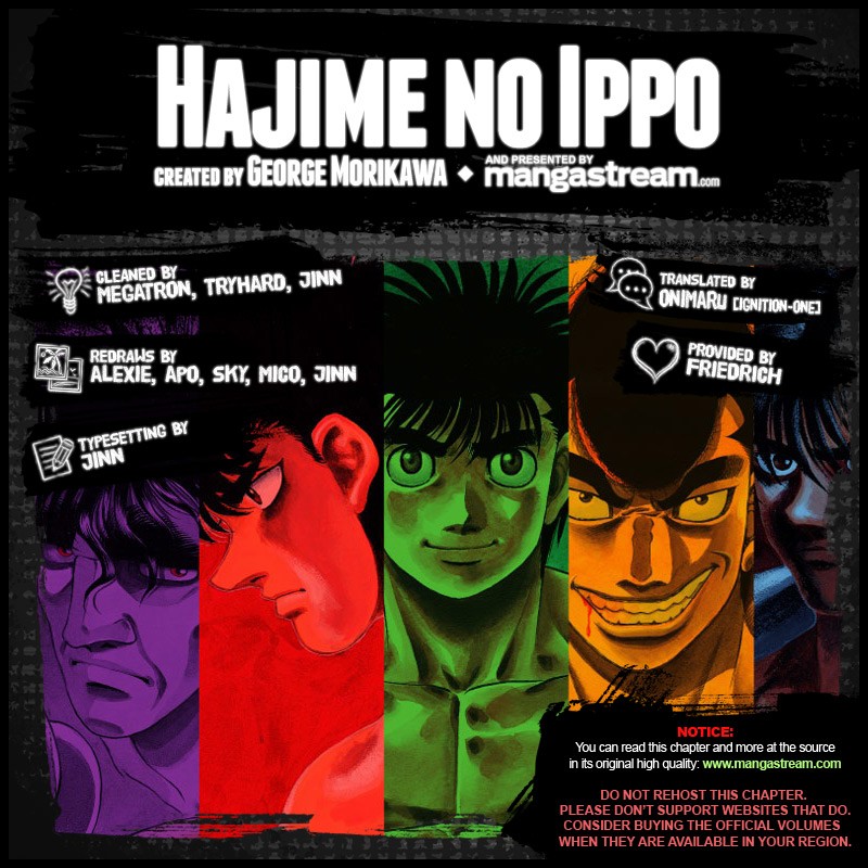 Hajime no Ippo chapter 1027 page 1