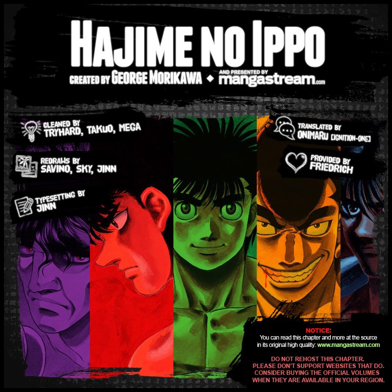 Hajime no Ippo chapter 1028 page 1