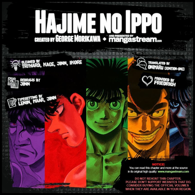 Hajime no Ippo chapter 1030 page 1