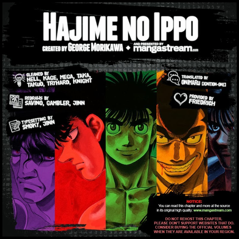 Hajime no Ippo chapter 1032 page 1