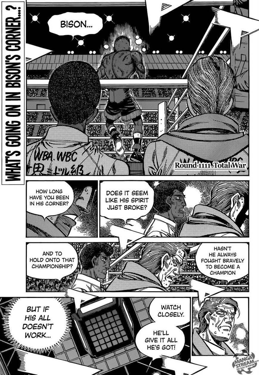 Hajime no Ippo chapter 1111 page 1