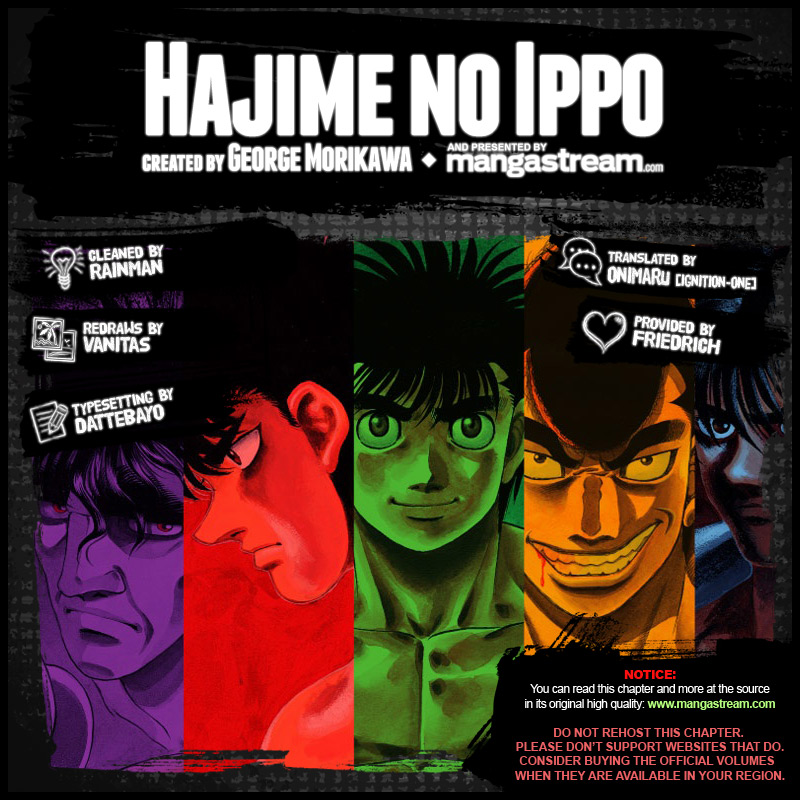 Hajime no Ippo chapter 1149 page 1