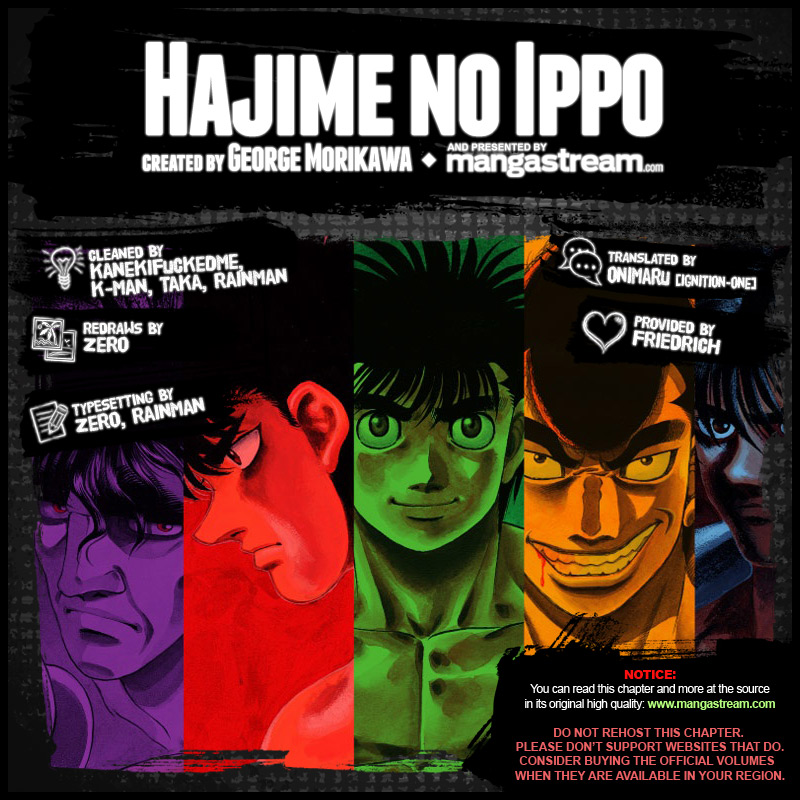 Hajime no Ippo chapter 1179 page 1