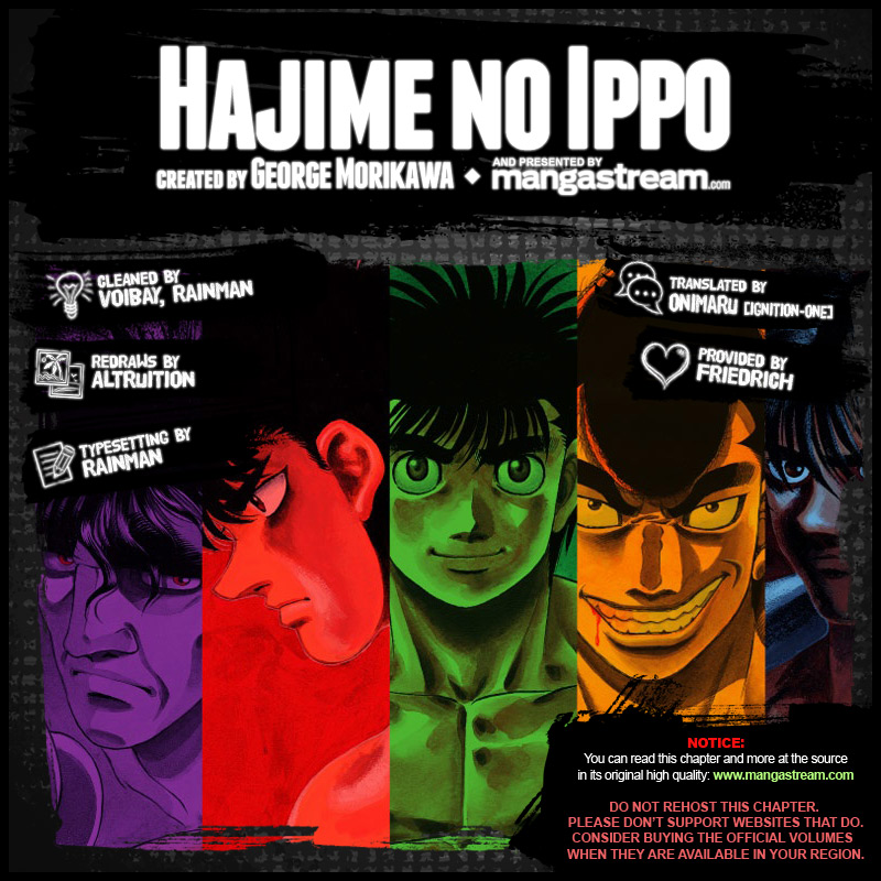 Hajime no Ippo chapter 1204 page 1