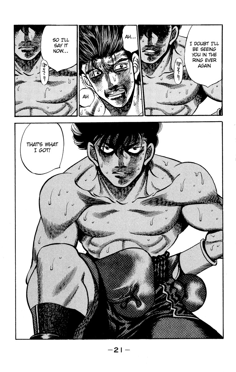 Hajime no Ippo chapter 242 page 21