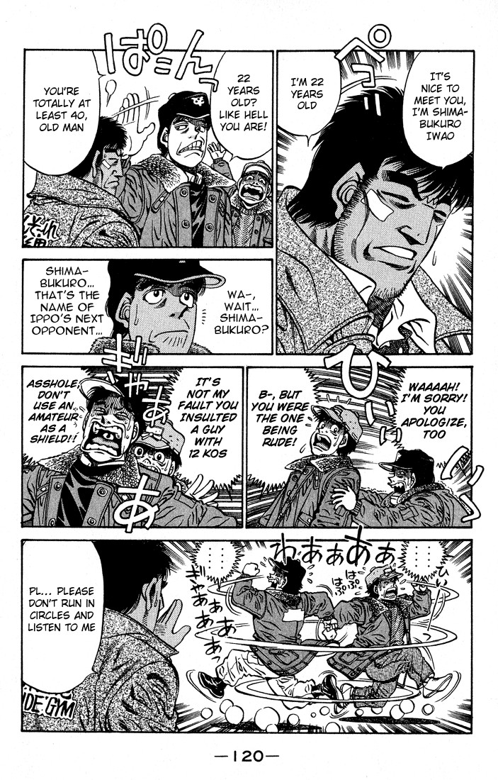 Hajime no Ippo chapter 422 page 1