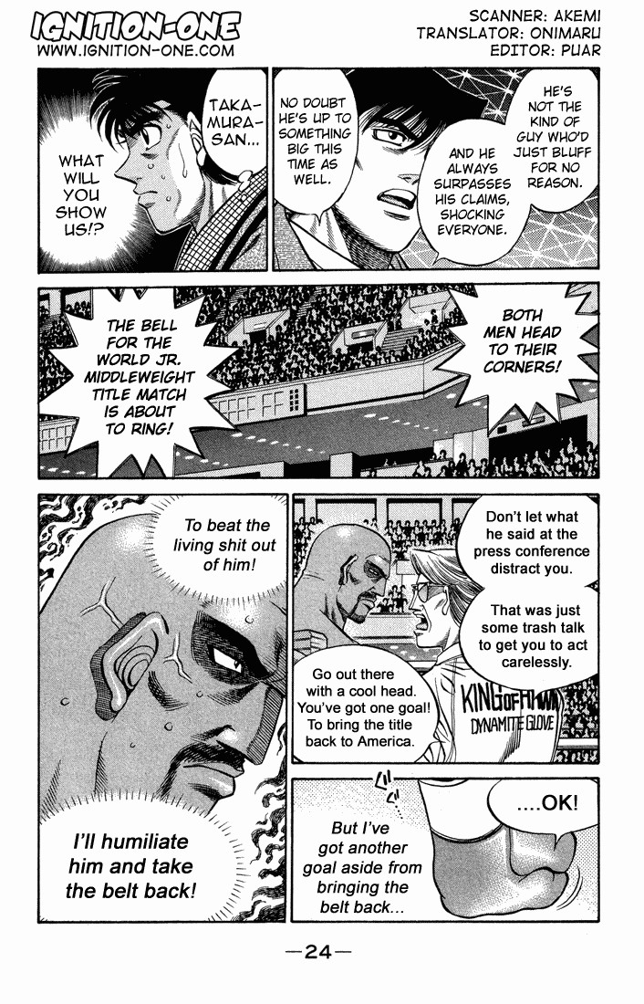 Hajime no Ippo chapter 464 page 1