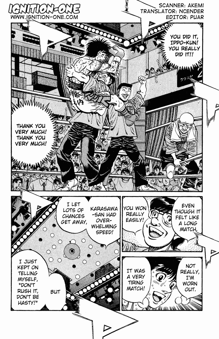 Hajime no Ippo chapter 591 page 1