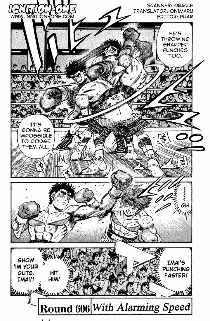 Hajime no Ippo chapter 606 page 1