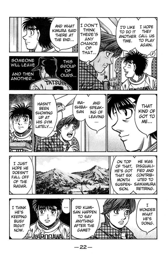 Hajime no Ippo chapter 705 page 1