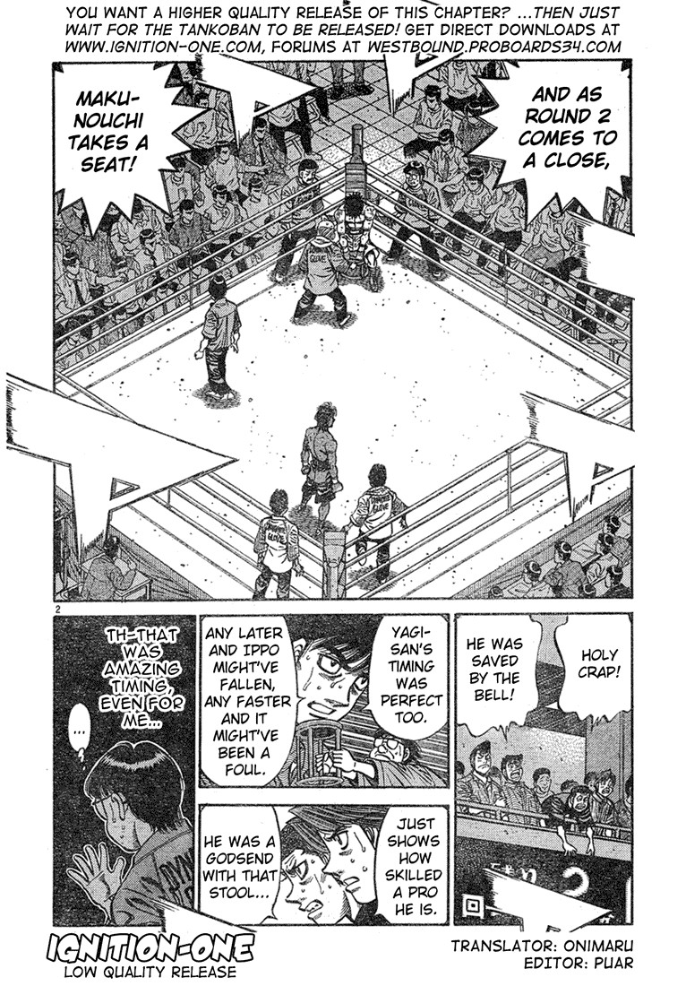 Hajime no Ippo chapter 735 page 1