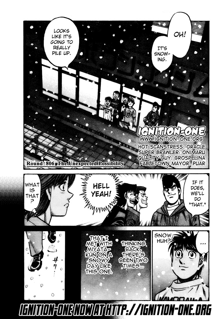 Hajime no Ippo chapter 806 page 3