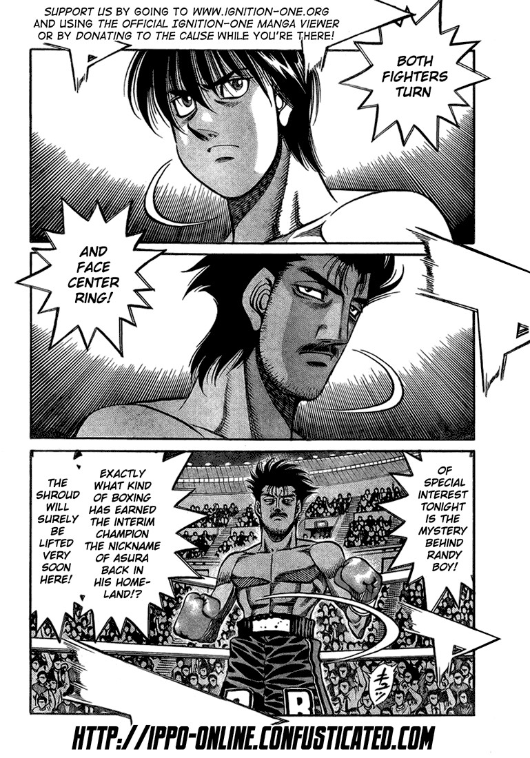 Hajime no Ippo chapter 821 page 1