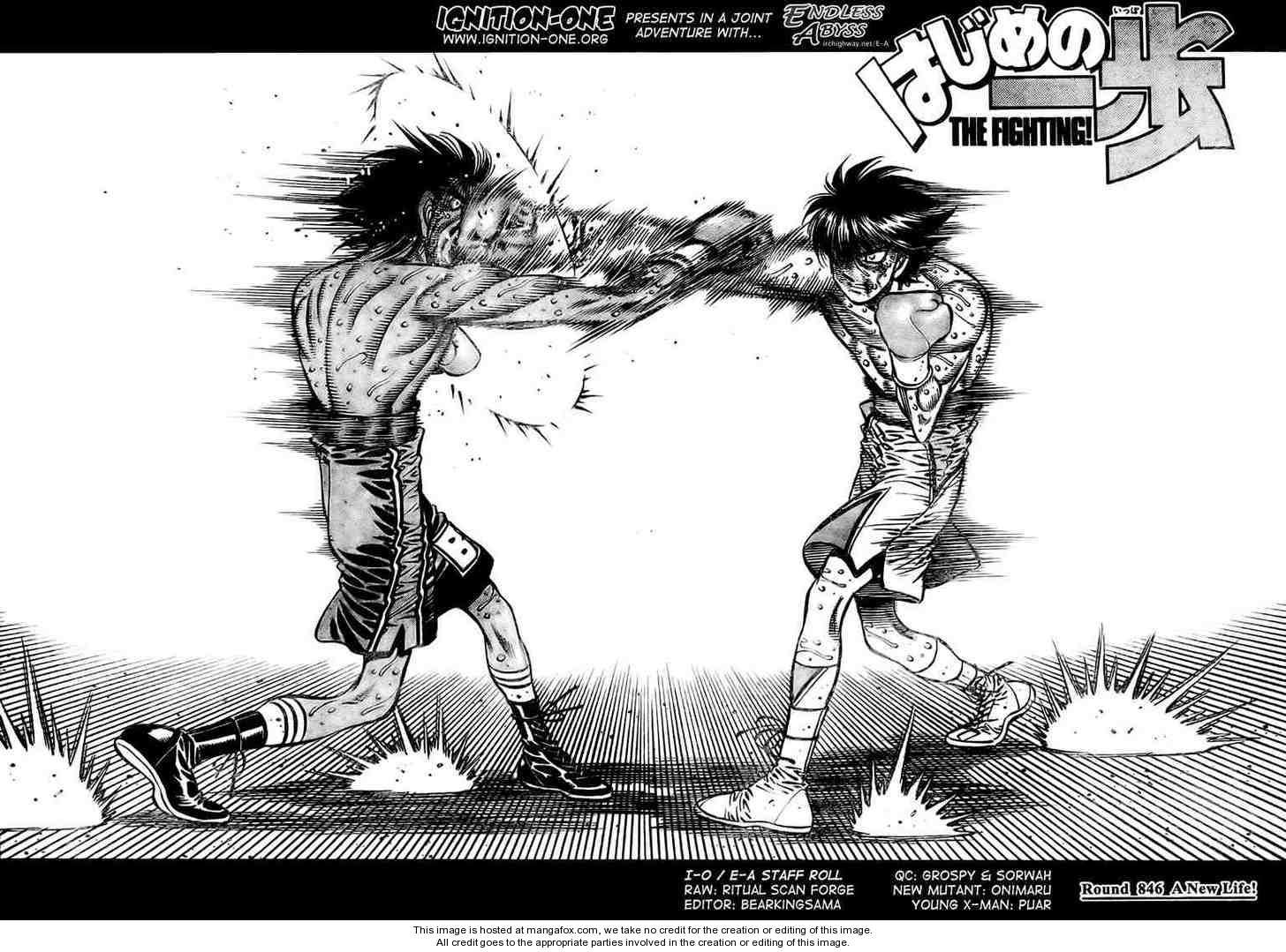 Hajime no Ippo chapter 846 page 1