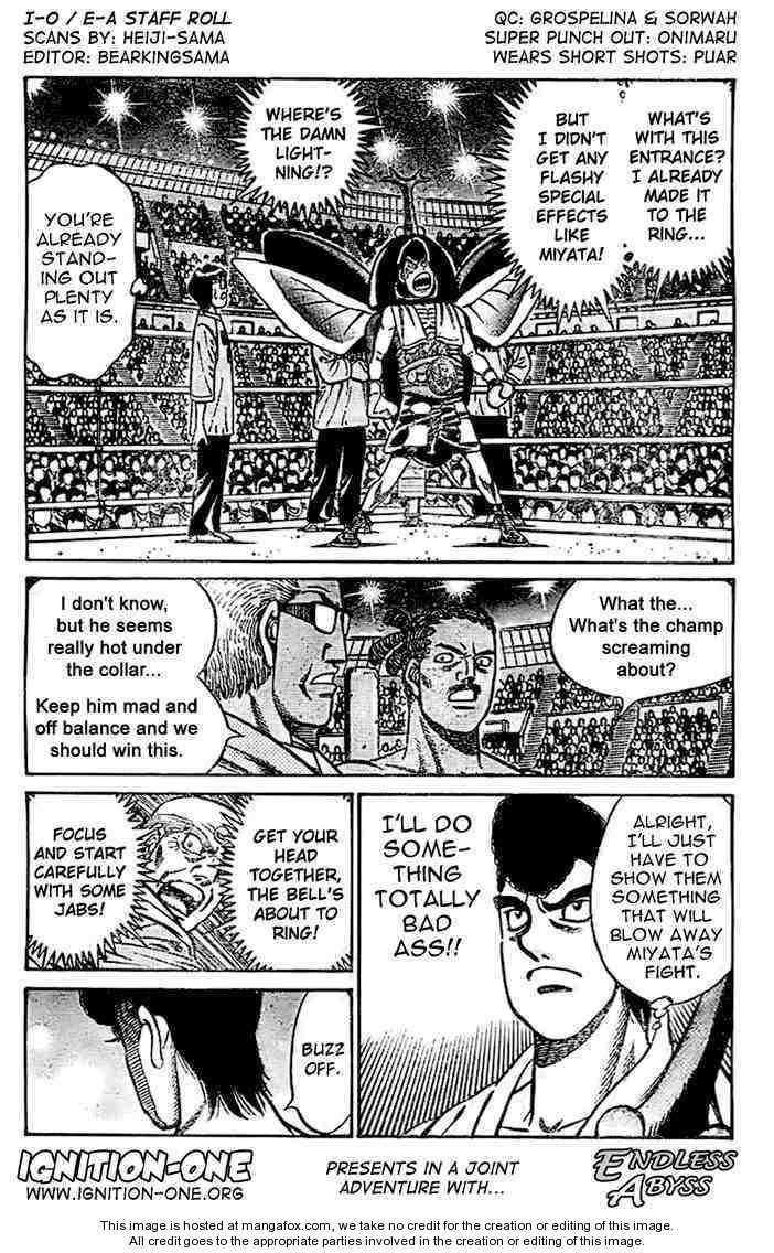 Hajime no Ippo chapter 848 page 1
