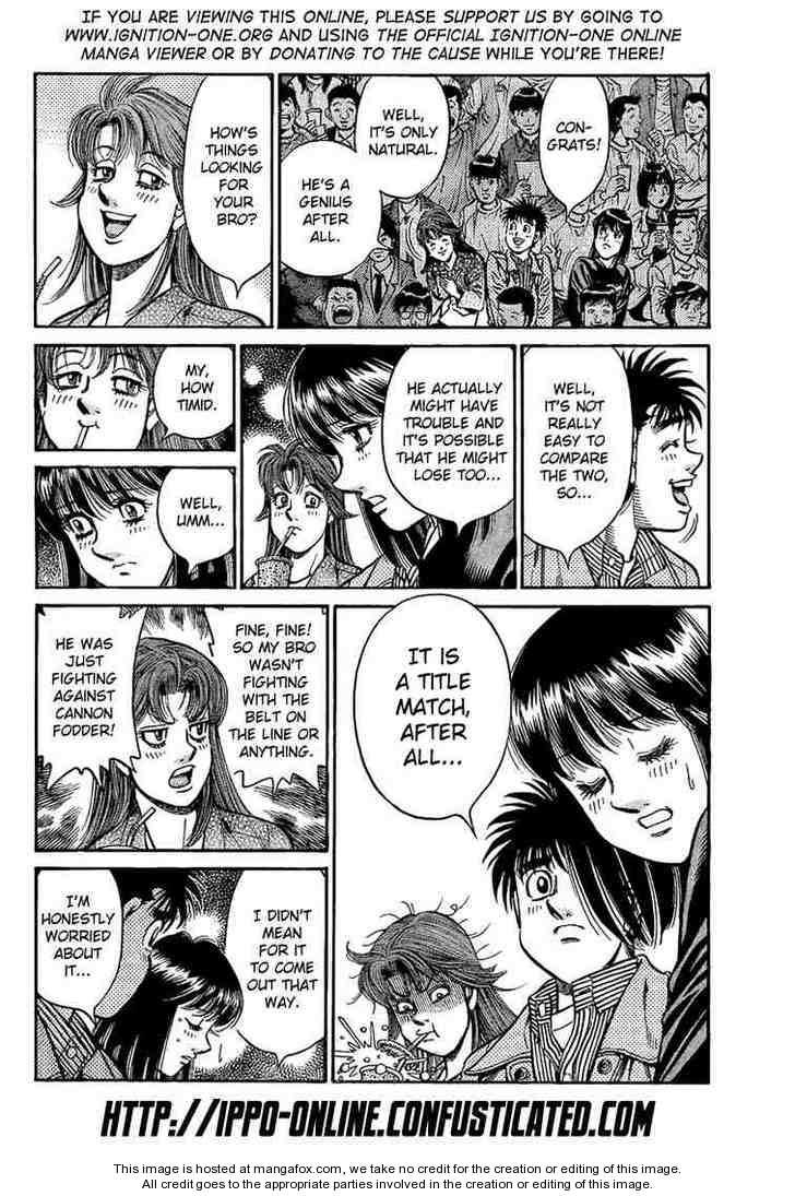 Hajime no Ippo chapter 853 page 1