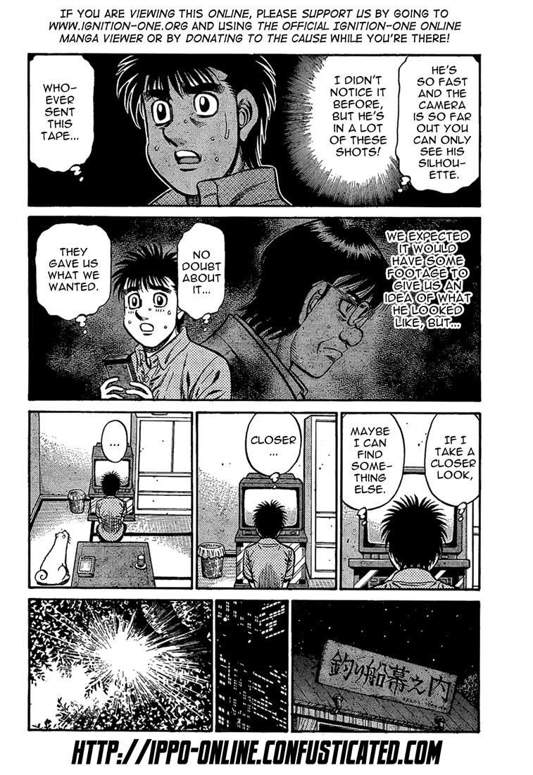 Hajime no Ippo chapter 858 page 1