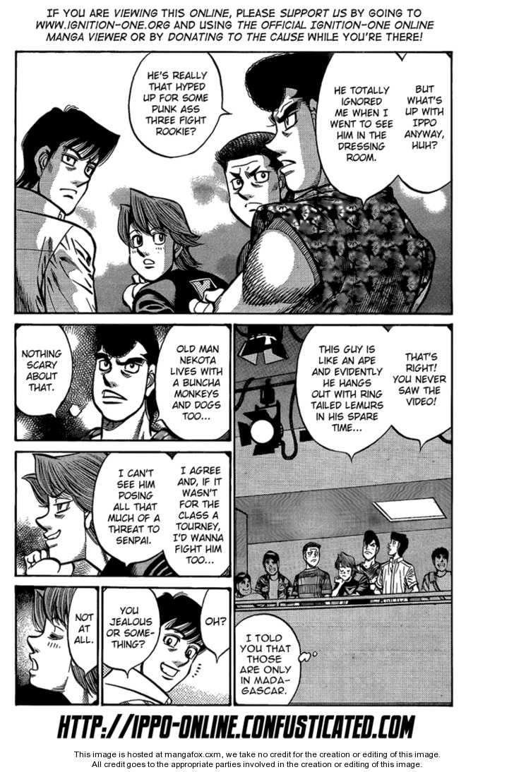 Hajime no Ippo chapter 865 page 1
