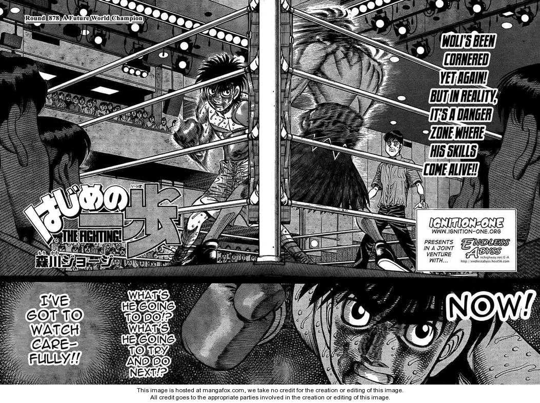 Hajime no Ippo chapter 878 page 1