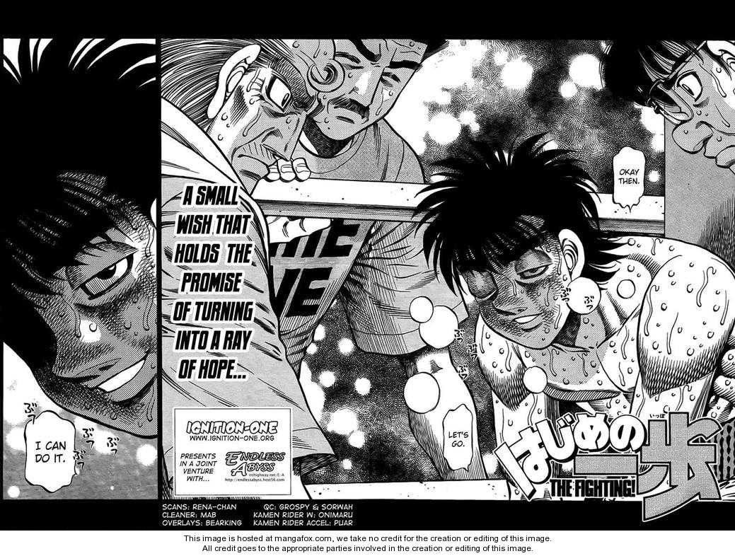 Hajime no Ippo chapter 883 page 1