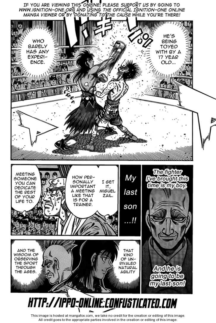 Hajime no Ippo chapter 886 page 1