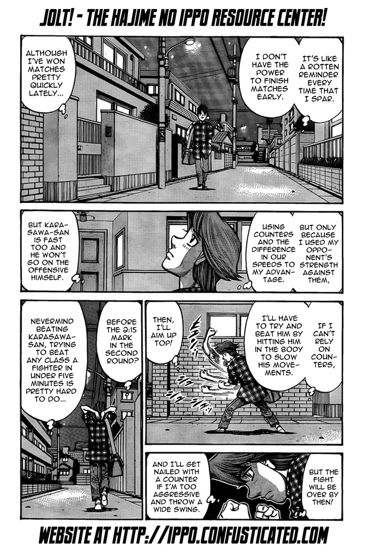 Hajime no Ippo chapter 899 page 9
