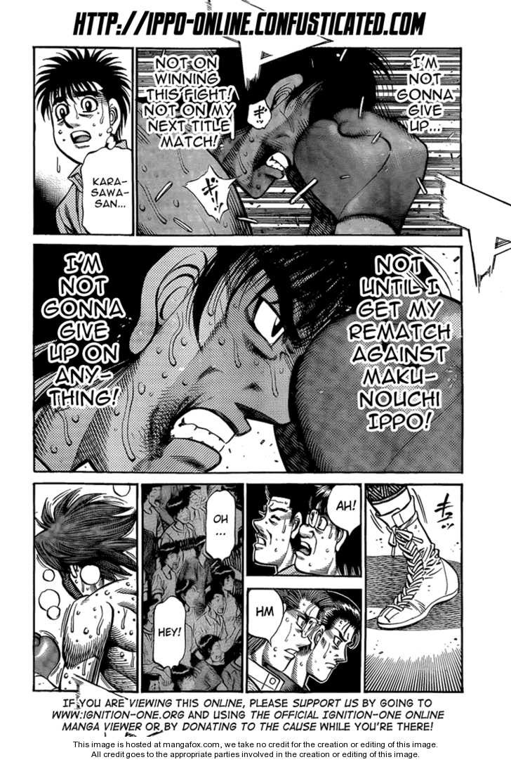 Hajime no Ippo chapter 910 page 1