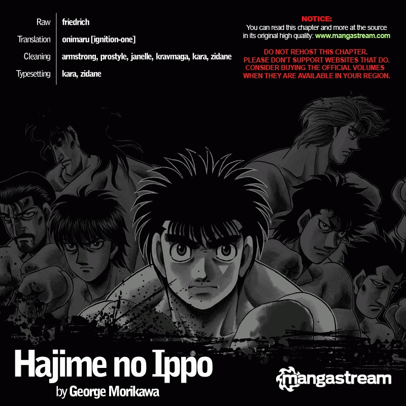 Hajime no Ippo chapter 940 page 1