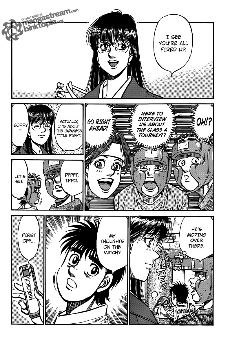 Hajime no Ippo chapter 945 page 1