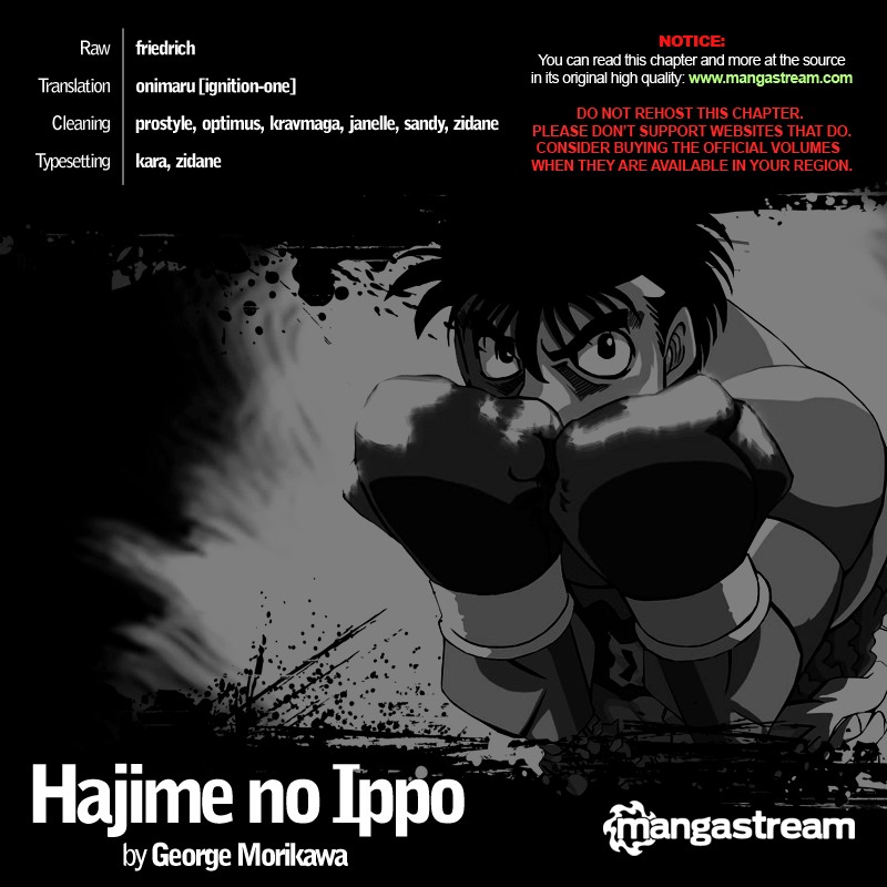 Hajime no Ippo chapter 954 page 1