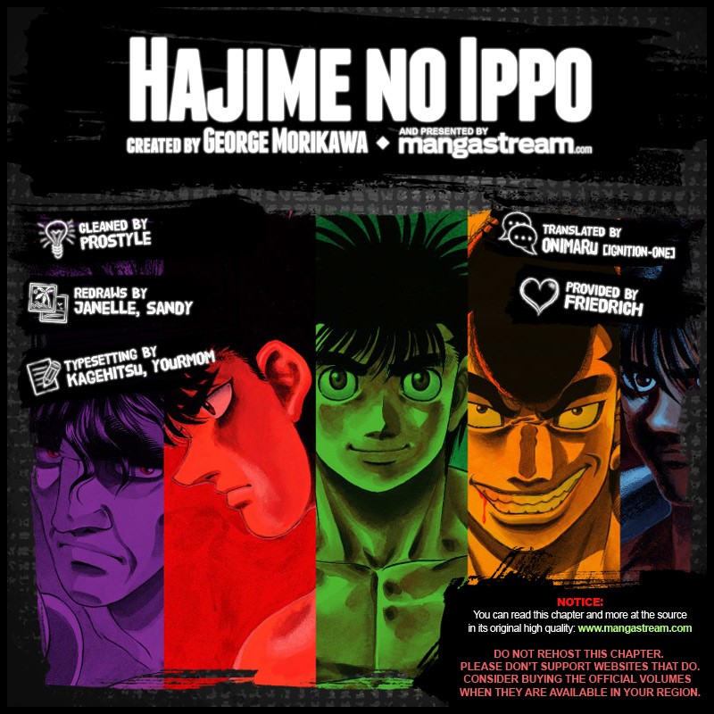 Hajime no Ippo chapter 974 page 1