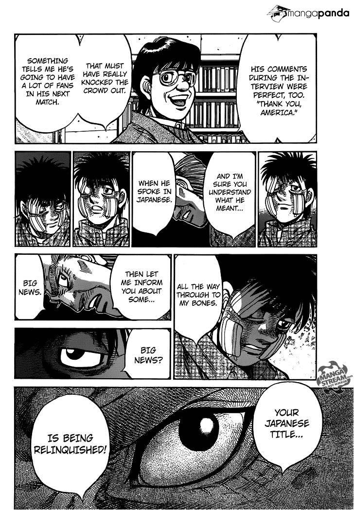 Hajime no Ippo – The First Step chapter 1009 page 14