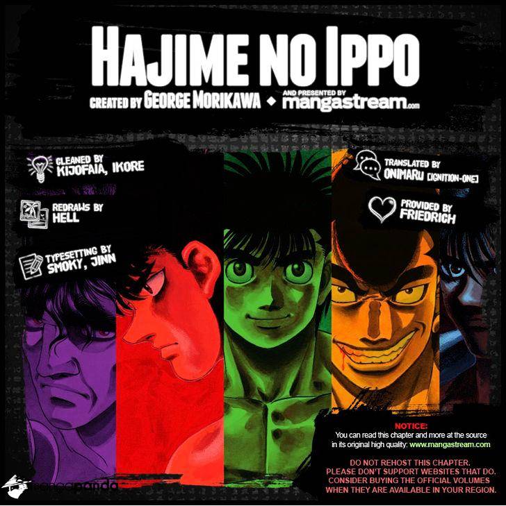 Hajime no Ippo – The First Step chapter 1009 page 2