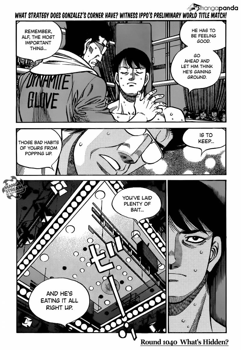 Hajime no Ippo – The First Step chapter 1040 page 1